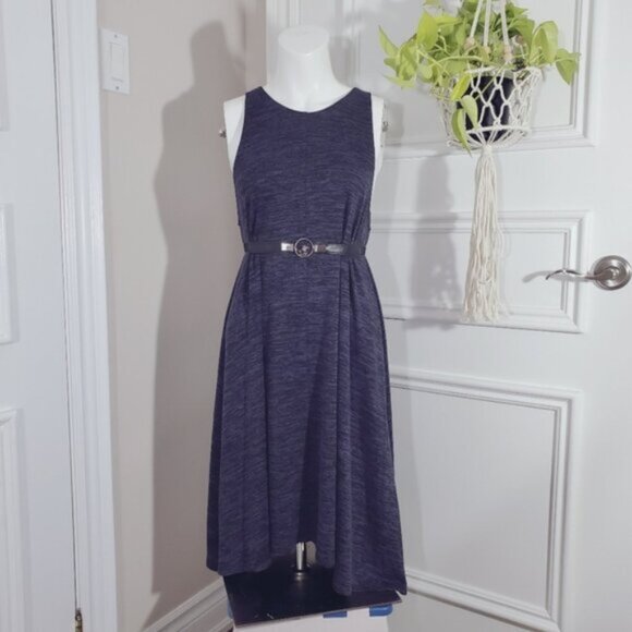 ARITZIA Wilfred Free "ROSA" Flowy Blue Jersey Knit Tank Dress - Picture 4 of 11